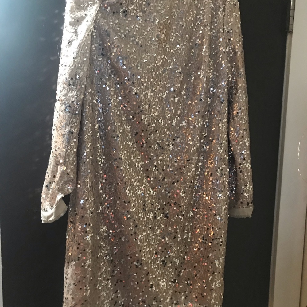 Eliza J Sequin Mini Dress - Gold
